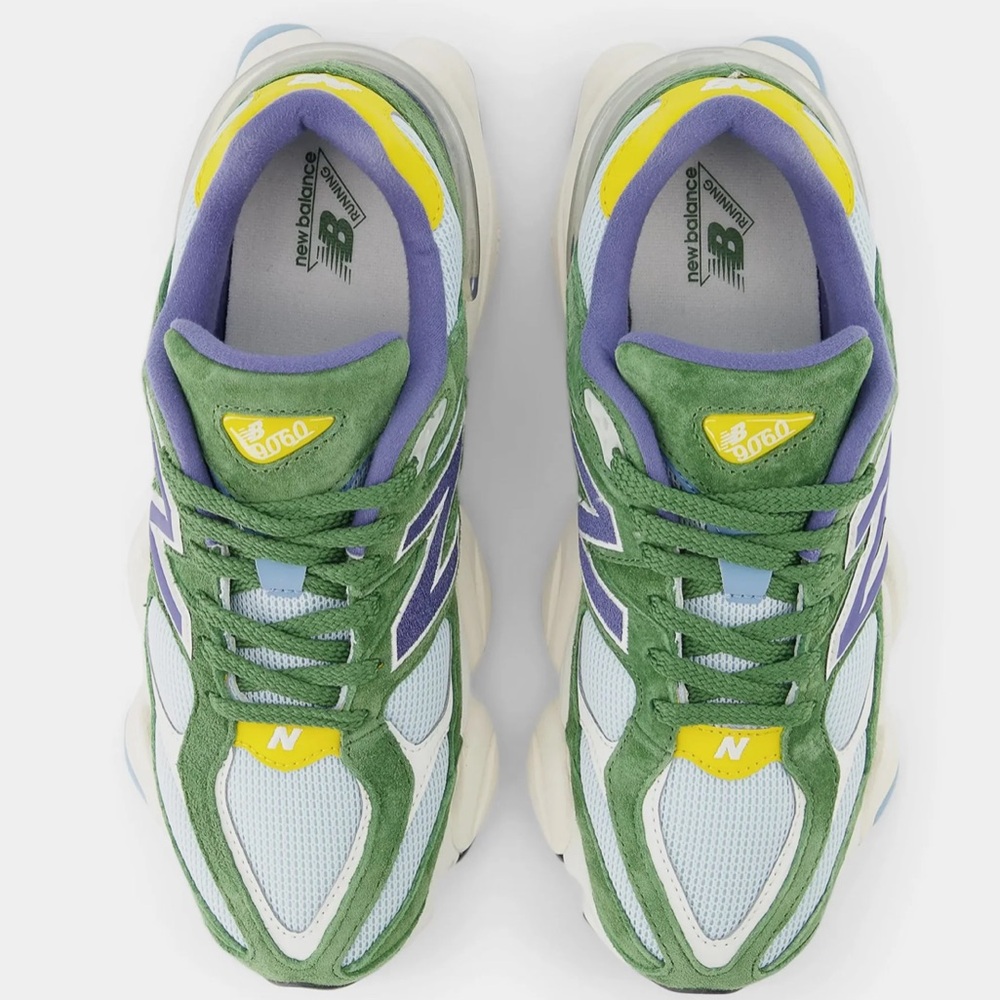💜💚 NEW BALANCE 9060 GREEN PURPLE 💚💜 - Picture 3 of 3